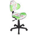 thumbnail image 1 of JJS Home Office Low Back Computer Executive Chair Ergonomic Mesh Chair with Extra Large Base and Pads GreenDinosaur, 1 of 5