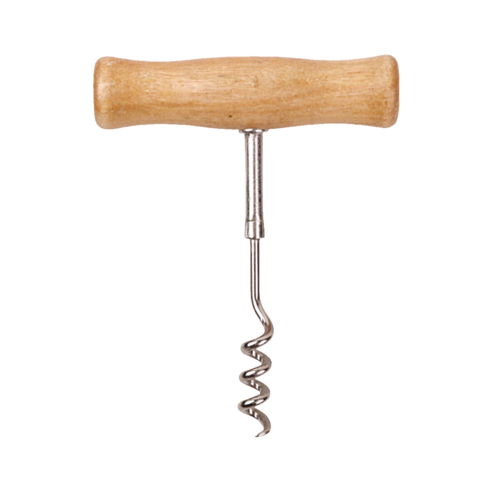 Product Classification Bottle&Can Openers Open Bottle Openers Product Title Corkscrew Stainless Steel Portable T Shape Manual Opener for Home Bottles Easy Screw-In Cork Removal Corkscrew Style