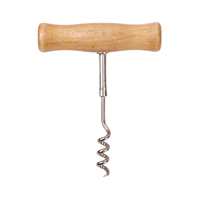 Corkscrew Stainless Steel Opener Key And Portable T Shape Manual Opener Corkscrew For Home Bottles Opener Easy Screw In And Pull Wireless Curtain Opener War Punch Can Opener