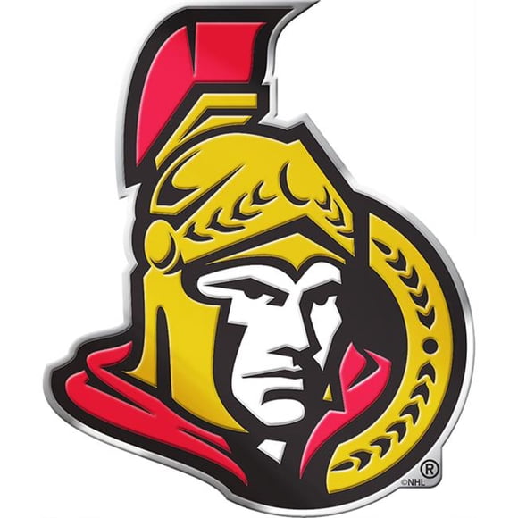 4 x 3 Po Emblème des Senators d'Ottawa Couleur 3