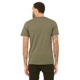 thumbnail image 2 of BELLA+CANVAS T-Shirt Jersey CVC pour Homme, TP, Olive Chiné, 2 of 3