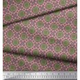 thumbnail image 2 of Soimoi Rayon Crepe Fabric Geometric & Mandala Kaleidoscope Decor Fabric Printed Yard 46 Inch Wide, 2 of 3