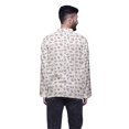 thumbnail image 4 of Atasi Kurta Traditionnel en Coton Imprimé à Col Mandarin pour Hommes Chemise Décontractée, 4 of 5