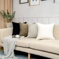 thumbnail image 4 of MesaSe Home Textile 20” X 20” Modern Contemporary Transitional Navy Blue Striped Polyester Throw Pillow ( 2 Count) Home Decoration Suitable for Living Room and Bedroom, 4 of 10