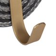thumbnail image 2 of hometrends Spinoza Plaque with Hooks Set, Black/Gold, 2 of 6