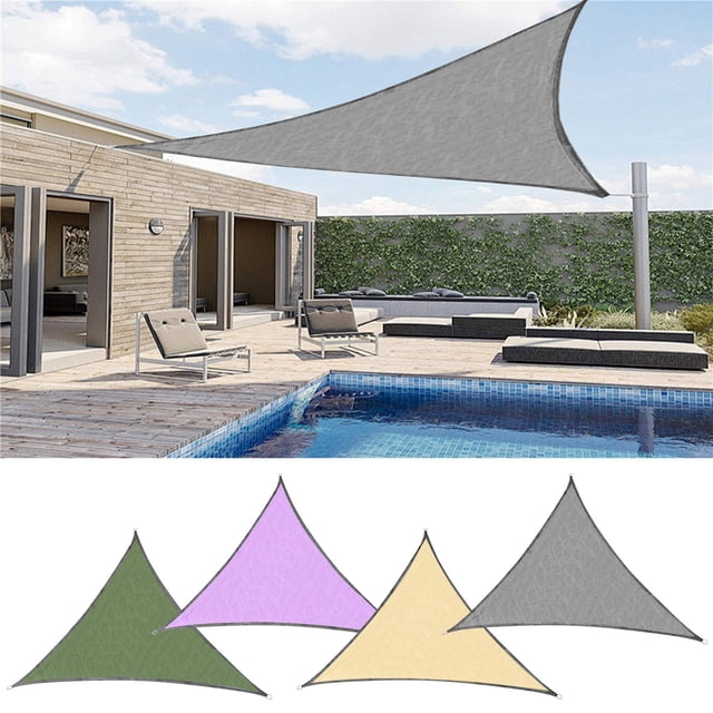 Sentmoon Sunshade Car Sun Shade Sun Protection Triangular Shade Garden Swimming Pool AntiUV Shade Cloth Tarpaulin