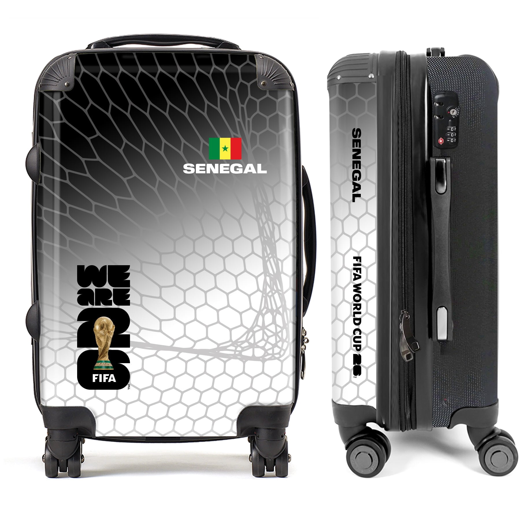 Senegal4 FIFA World Cup 2026™ Carry On 20” Spinner Suitcase with TSA Lock