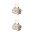 thumbnail image 2 of Wweixi Polyester Foldable Storage Bags For Travel Pack Smart Travel Light Waterproof Space-saving Beach Bag C letter 2Set, 2 of 6