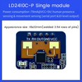 thumbnail image 3 of 2Pcs 24G MmWave HLK-LD2410C Human Presence Radar Sensor Motion Detection Module,2 x Sensor Module(Due to different product batches, the appearance , which does not affect the use), 3 of 7