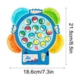thumbnail image 3 of KTTECTOA Jouet de Pêche Multifonction pour Enfants Canne à Pêche Rotative Magnétique Ensemble Éducatif Éducation Précoce Cadeau Liquidation Jouets Garçon Canada Days Jeu Sports et Jeux de Plein Air Jouets, 3 of 7
