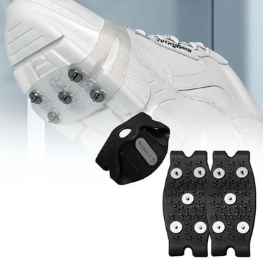 Winter Ice Cleats for Elderly Outdoor Shoes with Nail Chains for Hiking and Climbing - Winter Gear for and Stability