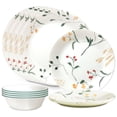 thumbnail image 1 of Corelle® Vitrelle® Signature Wildflower Scatter 12-piece Dinnerware Set, 1 of 4