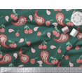 thumbnail image 3 of Soimoi Crepe Silk Fabric Floral & Paisley Print Fabric by Yard 42 Inch Wide, 3 of 3