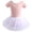 Hot Pink, variant on Pitauce Girls Leotard with Removable Tutu Skirt for Ballet Dance Gymnastics Short Sleeve Classic Bodysuit Basic Team Costumes