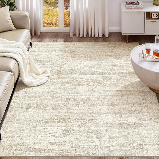x Area Rug Living Room Rugs Washable Neutral Modern Abstract Soft Thin Large Rug Indoor Floor No Slip Rug Carpet for Bedroom Under Dining Table Home Office Decor Grey