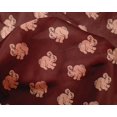 thumbnail image 4 of oneOone Silk Tabby Fabric Rabbit Block Print Fabric BTY 42 Inch Wide, 4 of 4