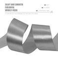 thumbnail image 3 of ORUYROP 1-1/2 Inch Wide Double Face Satin Ribbon-25 Yards，Gift Bag Decoration Wedding Chair Back Handmade Bow (Silver Gray), 3 of 7