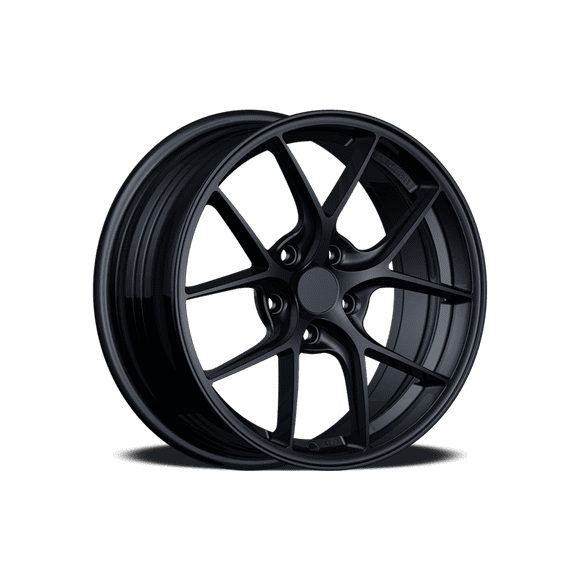 Set of four (4) YKW MF5 rims - 18x8 inch Gloss Black alloy wheels for 2013 - Present Nissan Altima