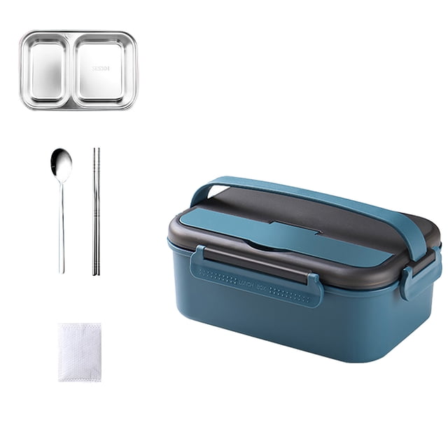 Danhjin Fresh Keeping Portable Stainless Steel Self-heating Lunch Box, Insulation Box, Student Lunch Box, Outdoor Self-heating Lunch Box Lunch Box