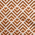 thumbnail image 1 of oneOone Rayon Rust Brown Fabric Geometric Fabric For Sewing Printed Craft Fabric By The Yard 56 Inch Wide, 1 of 4