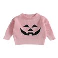 thumbnail image 1 of Chandail Tricoté pour Bébé Fille Garçon, Chandail d'Halloween, Chandail Molletonné Chaud à Col Rond, Manches Longues, Hauts pour Nourrisson Tout-Petit, 1 of 8