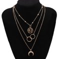thumbnail image 2 of lionlar Butterfly Necklace Pendant Multilayer Dainty Butterfly Choker Necklace Multilayer Golden, 2 of 4