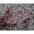 thumbnail image 4 of oneOone Silk Tabby Fabric Leaves Block Printed Craft Fabric BTY 42 Inch Wide, 4 of 4