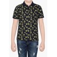 thumbnail image 4 of BOYS POLO SHIRT KNIT YELLOW INDIGO, 4 of 5