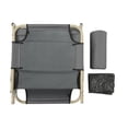 thumbnail image 2 of Lit Pliant pour une Personne Forte Capacité de Charge Chaise Longue de Camping Bureau Extérieur, 2 of 7