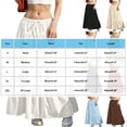 thumbnail image 3 of Women's Maxi Skirts Ruffle Tiered Flowy Swing Long Skirt Elastic Waist Drawstring Fashion Summer Beach Clothes (M, Green), 3 of 5