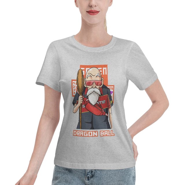 Women's Basic Short Sleeve T-Shirt Dragon Ball Turtle Fairy