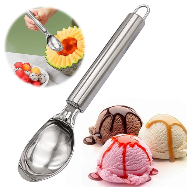 Grande Crème Glacée Melon D\'eau 7,6 Pouces Antiadhésive en Métal Acier Inoxydable