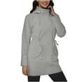thumbnail image 3 of Sentmoon Womens Winter Coats with Hood Oversized Long Sleeve Snow Jacket Women Zipper Solid Color Windproof Waterproof Hoodies for Women Fall and Winter for Backpacking and Camping, 3 of 9