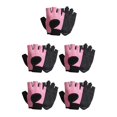 thumbnail image 2 of Wweixi 1 Pair Sports Gloves Portable Outdoor Cycling Breathable Shock Absorption Mitts Elastic Nonslip Riding Protection Mittens Pink L 5PCS, 2 of 6
