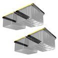 thumbnail image 2 of Koova Étagère pour Bacs Supérieurs pour Quatre Bacs / Étagère de Rangement de Garage Supérieure à Monter au Plafond avec Largeur Ajustable / Prend en Charge la Plupart des Bacs de Rangement Noirs et Jaunes / Facile à Installer / Fabriqué aux É.-U. / 4 Ensembles, 2 of 15