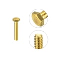 thumbnail image 4 of Unique Bargains Brass Hex Bolts, 1/4-20x1-1/2' 5 Pack Fully Thread Grade 4.8 Machine Screws, 4 of 4
