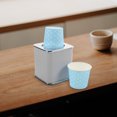 thumbnail image 2 of SHISUYAN Distributeur de Gobelets Jetables Distributeur de Gobelets en Papier Tirette Porte-Gobelet pour Boisson avec 10 Pcs Gobelet (Motif Aléatoire de Gobelet), 2 of 9