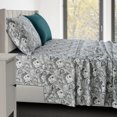 thumbnail image 1 of Lux Decor Collection Draps de Lit - Ensemble de 4 Pcs Draps Simple TG - Draps en Microfibre Brossée 1800 Fils, 1 of 5