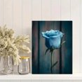 thumbnail image 2 of Blue Rose Floral Inspirational Canvas Wall Art 15.75x11.81 Inches, 2 of 8