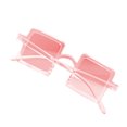 thumbnail image 1 of Diconna Kids Square Sunglasses UV400 Protection Transparent Beach Sunglasses, 1 of 4