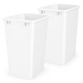 thumbnail image 1 of Rev-A-Shelf Contenants de Poubelle de Remplacement en Polymère de 35 Qt, RV-35-11-2, Blanc, Lot de 2, 1 of 11