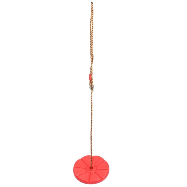 Safer To Use Climbing Disc, Hanging Chair, For Balcony Garden Patio Campsite Red