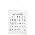 thumbnail image 4 of Estbridge 1Set Calendar Pocket Chart For Classroom Monthly Calendar Pocket Wall Organizer Beige, 4 of 8