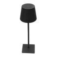 thumbnail image 3 of Cordless Table Lamp Pleated Lampshade Rechargeable LED Lamp Home Decoration for Reading Black, 3 of 12