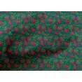 thumbnail image 4 of oneOone Cotton Poplin Fabric Leaves & Floral Block Decor Fabric Printed BTY 42 Inch Wide, 4 of 4