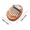 thumbnail image 2 of Agiferg 8 Key Mini Kalimba Exquisite Finger Thumb Piano Marimba Musical Good Accessory Christmas Gift, 2 of 2