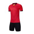 thumbnail image 1 of Diufon Ensembles Athlétiques Garçons Filles T-Shirts à Manches Courtes Col Ras du Cou et Shorts Basketball Sport Course Tenues d'Été, 1 of 4
