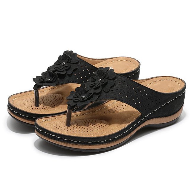 Sandales Orthopédiques pour Femmes Confort Premium Sandale Plate Décontractée pour l'Été Randonnée Marche en Plein Air