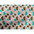 thumbnail image 4 of oneOone Cotton Poplin Fabric Circle Geometric Â&nbsp;Printed Craft Fabric BTY 56 Inch Wide, 4 of 4