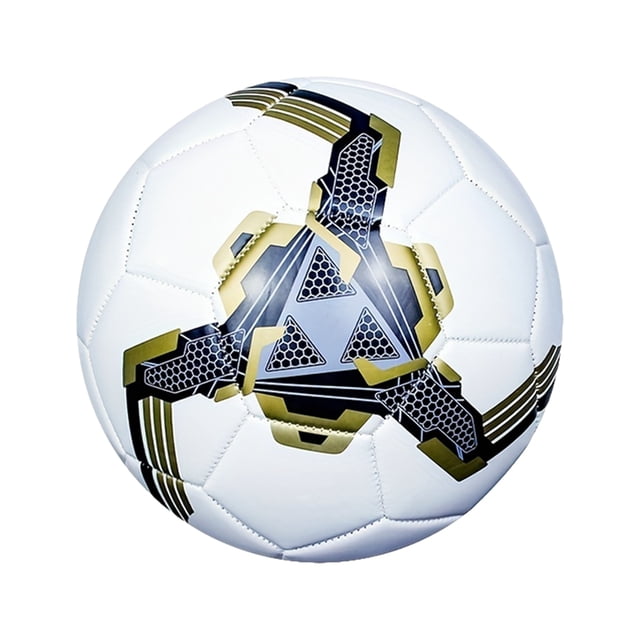 Unatoiry Outdoor Grassland Practicing Training Soccer Lightweight And Portable Gift gold 4 1Set
